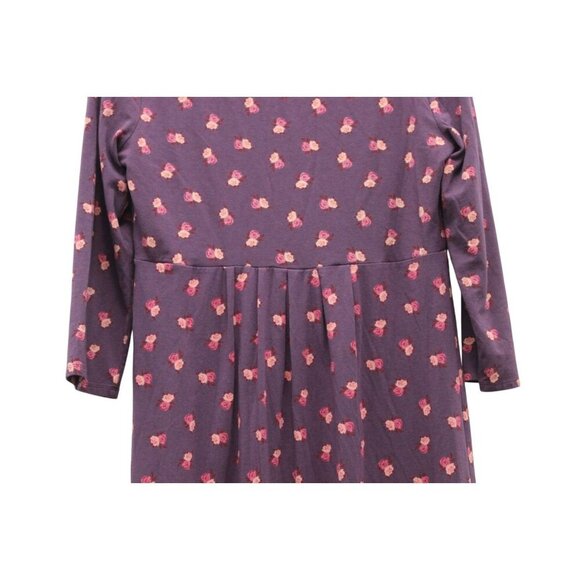 Garnet Hill Baby Doll Dress Size Small Floral Boho Preppy Casual Stretch - Picture 6 of 12